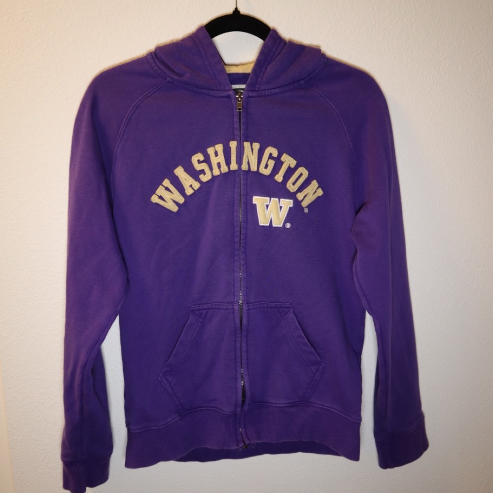 University of Washington UW Zip up hoodie Medium